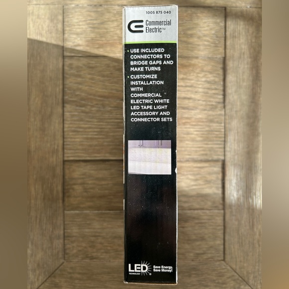 🆕 Commercial Electric 16 ft. LED AC Dimmable White Tape Light Kit - Picture 12 of 16